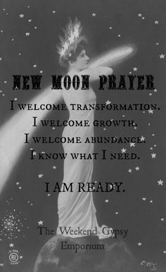 New Moon Prayer, Moon Prayer, Moon Spells, Magic Moon, New Moon Rituals, Under Your Spell, Full Moon Ritual, Sup Yoga, Moon Cycles