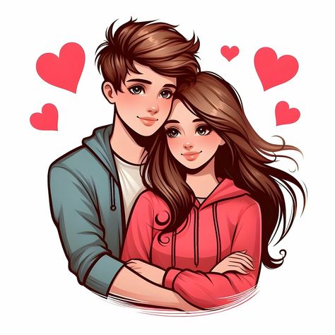 Romantic Dp For Whatsapp, Cartoon Couple Images, Cartoon Couple Photos, Sweet Couple Cartoon, Beautiful Easy Drawings, Calin Gif, Cartoon Couples, Image Couple, Love Couple Wallpaper