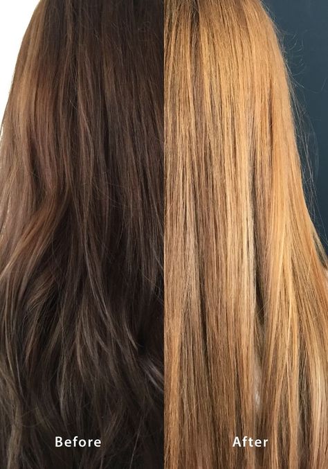 Hair Color Ideas For Brunettes Without Bleach, Blonde Without Bleaching, Changing Hair Color From Dark To Light, Going From Dark To Light Hair, Going Lighter From Dark Hair, Blonde Hair Without Bleach, Blonde Without Bleach, Brown Hair Without Bleach, Bleach Brown Hair