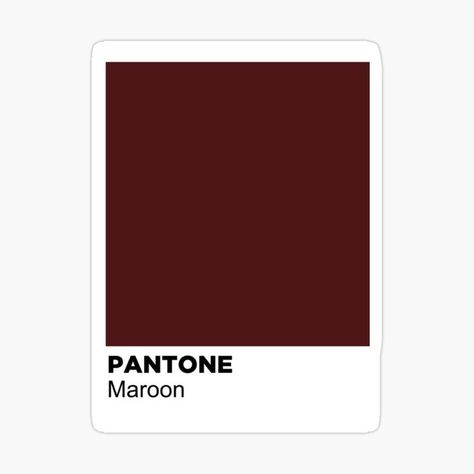 Texas State Maroon color sticker #txst Maroon Pantone, Maroon Color Palette, Maroon Outfit, Color Tips, Stunning Hairstyles, Romantic Colors, Fashion Mood Board, Wedding Prep, Texas State