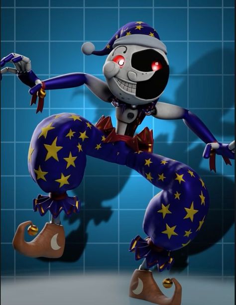 fnaf security breach Stars, Trousers, Blue Eyes, Dolls, Fnaf Security Breach, Security Breach, Red Eyes, Not Enough, Moon