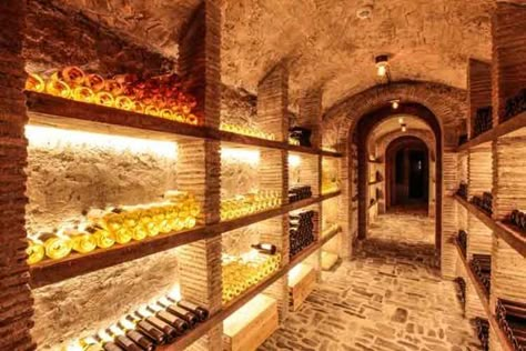 Best Top-Shelf Vodkas to Drink Wine Cave, Home Wine Cellars, Wine Tasting Room, Wine Cellar Design, Cellar Design, Underground Homes, Wine House, Modern Architects, Wine Cellars