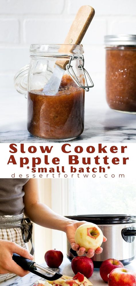 Apple Butter Crock Pot, Slow Cooker Apple, Slow Cooker Apple Butter, Apple Butter Recipe, Homemade Apple Butter, Slow Cooker Apples, Dessert For Two, Homemade Apple, Easy Slow Cooker