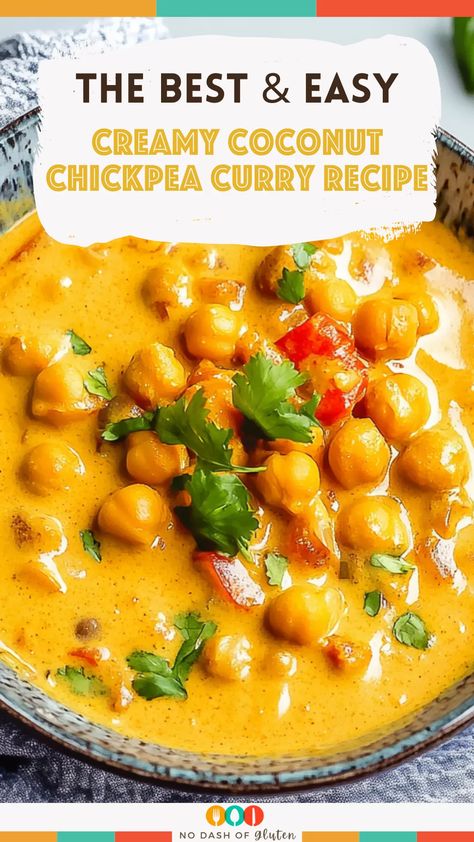 Coconut Curry Chickpeas Chickpea Coconut Curry Soup, Easy Kale Dinner Recipes, Coconut Curry Chickpea Soup, Coconut Chickpea Curry Recipe, Thai Coconut Chickpea Curry, Vegetable Coconut Curry Recipes, Curry Chickpeas Recipes, Chickpea Curry Coconut Milk, Chickpea Curry Recipes