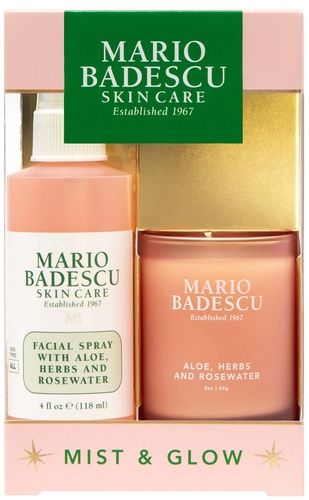 Mario Badescu Mist & Glow Candle Kits, Mario Badescu Skin Care, Hydrating Mist, Candle Glow, Coming Up Roses, Facial Spray, Rose Candle, Natural Soy Candles, Mario Badescu