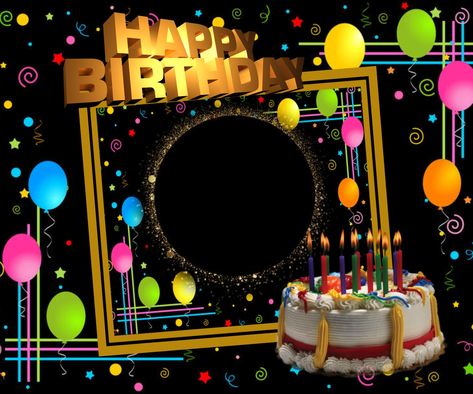 Happy Birthday Dp Frame, Happy Birthday Frame Happy Birthday Frames Backgrounds, Birthday Dp Frame, Birthday Frames For Pictures, Birthday Frames Design, Happy Birthday Dp, Happy Birthday Background Design, Birthday Logo Design, Birthday Poster Design