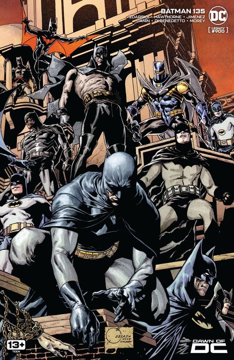 Batman's 900th issue, Shazam and Peacemaker's respective new series, Free Comic Book Day and more are highlights of DC's new comics this week. Batman Variant, Joe Quesada, Do It Alone, The Bat Man, Free Comic Books, Red Mask, The Dark Knight, Dc Comic, Batman Comics