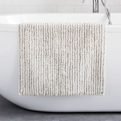 Traditional Bathrooms, Teen Furniture, Striped Shower Curtains, Bathroom Rugs Bath Mats, Distressed Texture, Room Planning, Bath Linens, Key Details, Bedding Shop