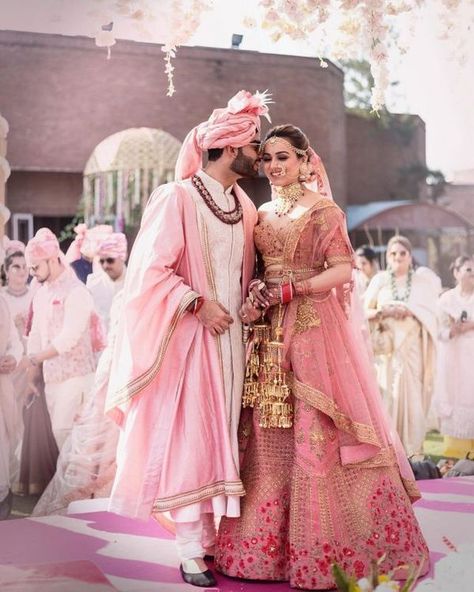 A Whimsical Destination Wedding With Breathtaking Jewellery And A Bridal Lehenga To Die For | WedMeGood Orang India, Wedding Dresses Men Indian, Latest Bridal Lehenga, Groom Wedding Dress, Couple Wedding Dress, Indian Bride Outfits, Bridal Lehenga Collection, Designer Bridal Lehenga, Indian Bridal Lehenga