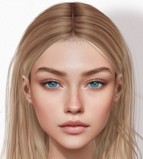 Fashion Illustration Face, Face Template, Cute Eyes Drawing, 얼굴 드로잉, Face Illustration, Face Chart, Sims4 Clothes, Face Sketch, Digital Portrait Art