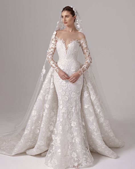 Bridal – Michael Cinco Michael Cinco Couture, Christian Wedding Gowns, Haute Couture Wedding, Long Sleeve Mermaid Wedding Dress, Michael Cinco, Couture Wedding Dresses, Fairy Tale Wedding Dress, Fancy Wedding Dresses, Wedding Dress With Veil