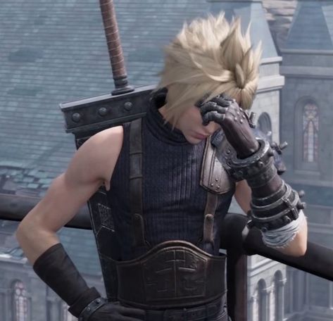 Cloud Final Fantasy Art, Cloud Strife Icon, Final Fantasy Funny, Final Fantasy Cloud Strife, Final Fantasy Vii Cloud, Final Fantasy Cloud, Final Fantasy Xii, Final Fantasy Collection, Final Fantasy Vii Remake