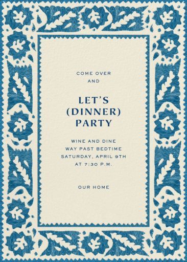 Customize 'Paper Cutout Border' Dinner Party Invitation online and send via email, text message, or a shareable link. Instantly track deliveries and opens, and message recipients. Formal Gala Invitation, Garden Dinner Party Invitation, Fall Dinner Party Invitations, Birthday Dinner Party Themes, January Dinner Party, Dinner Parties Aesthetic, Restaurant Opening Invitation, Aesthetic Invitations, Dinner Invitation Design