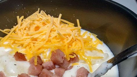 SPAM® and Potato Soup | Allrecipes Spam Soup Recipes, Spam And Potatoes Recipes, Spam Soup, Spam Recipes Dinners Easy, Spam Dishes, Spam Bites, Spam Recipes Dinners, Spam Sandwich, Hearty Breakfast Recipes