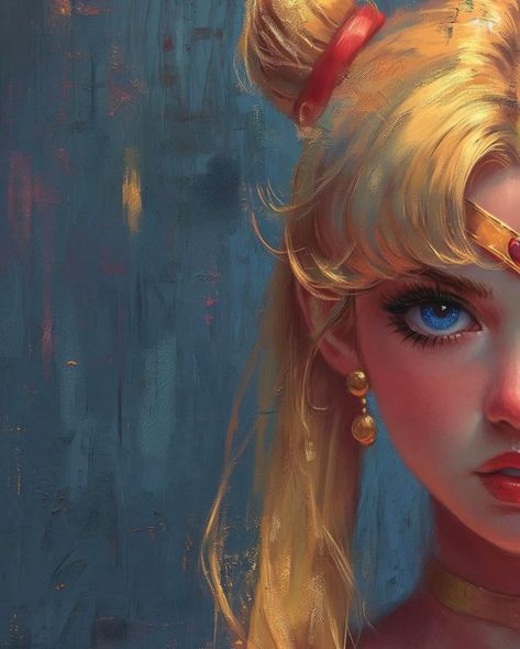 Moon Face Art, Sailor Moons, Princesa Serenity, Bedroom Artwork, Fantasy Drawings, Usagi Tsukino, Moon Face, Sailor Moon Art, Moon Collection