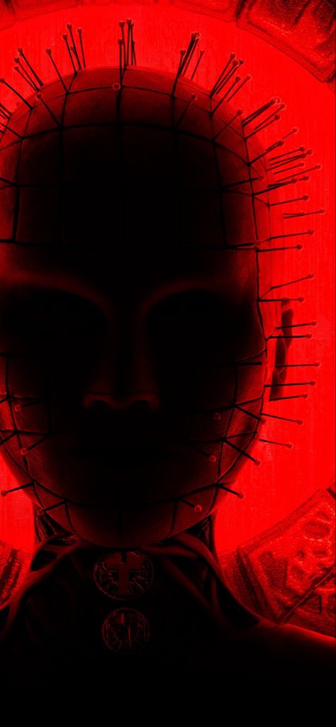 Pinhead Wallpaper, Hellraiser Wallpaper, Hellraiser 2022, Tiktok Wallpaper, Slasher Horror, Horror Posters, Neon Art, Horror Art, Halloween Decor