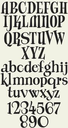 Letterhead Fonts / LHF Wade Grotesque / 30's and 40's Font Art Nouveau Numbers Font, Letras Cool, Old English Alphabet, Alfabet Font, Roman Fonts, Alfabet Letters, Hand Lettering Fonts, Hand Lettering Alphabet, Lettering Alphabet Fonts