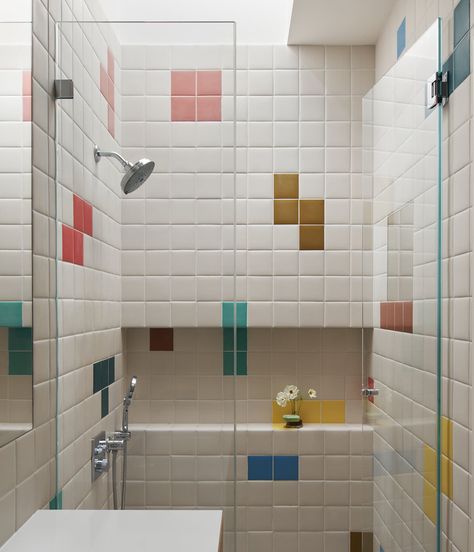 Upstairs Bathrooms, Bath Room, Bathroom Renos, Bathroom Tile, Kids' Bathroom, Bathroom Inspiration, 인테리어 디자인, Bathroom Interior Design, Tile Bathroom