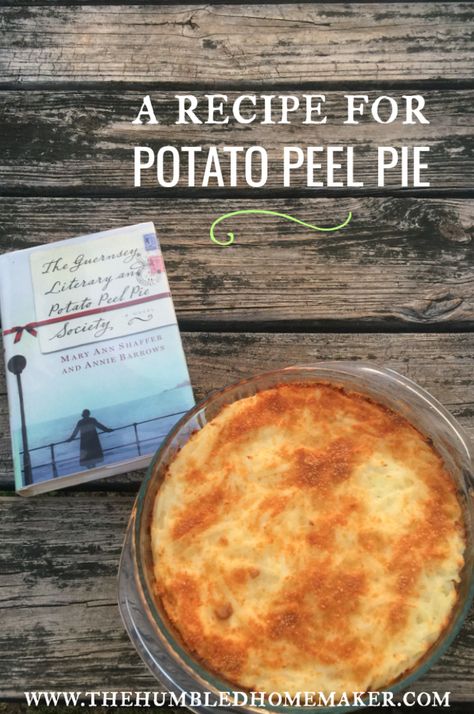 While reading the popular novel The Guernsey Literary and Potato Peel Pie Society, I knew I would want to create my own version of the potato peel pie. While it’s not the exact same pie that is depicted in the novel, I’m excited to share that my version turned out to be a delicious breakfast … Potato Peel Pie Recipe, The Guernsey Literary And Potato, Potato Peel Pie, Potato Peel Pie Society, The Guernsey Literary, Peeling Potatoes, Delicious Breakfast, Pie Recipe, Potato Recipes