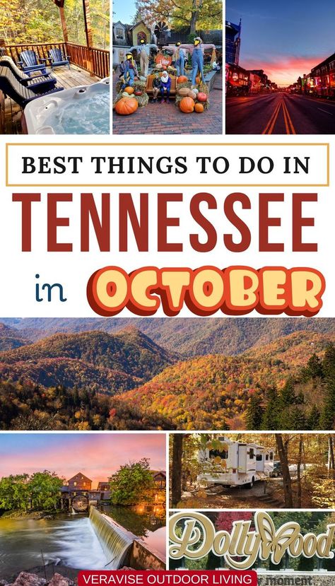 Best Things To Do In Tennessee In October Smoky Mountains Fall, Things To Do In Tennessee, Tennessee Attractions, Visit Tennessee, Tennessee Road Trip, Kids Travel Journal, Kid Friendly Vacations, Places In Usa, Tennessee Travel