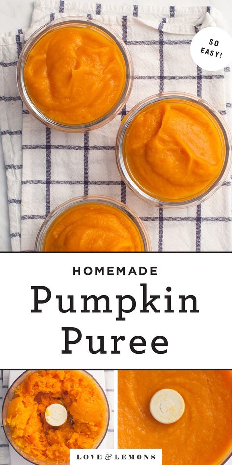 Essen, Making Pumpkin Puree, Fresh Pumpkin Recipes, Farmhouse Cooking, Make Pumpkin Puree, Pumpkin Puree Recipes, Fall Recipes Pumpkin, Fall Baking Recipes, Homemade Baking