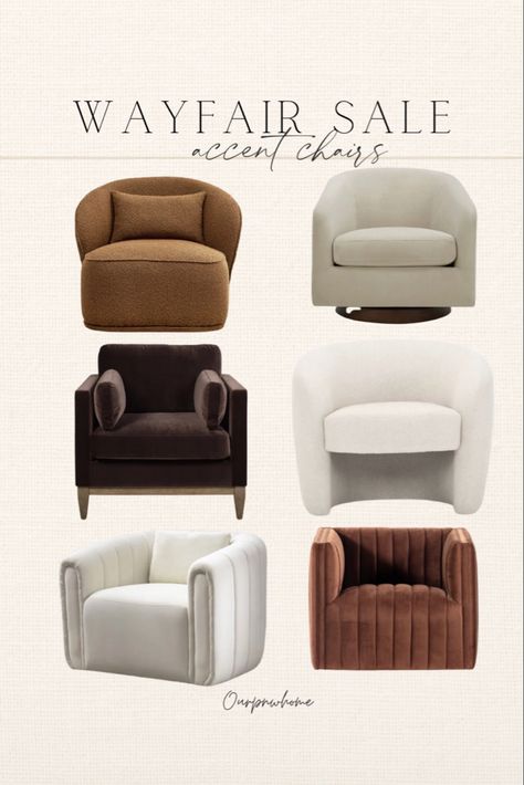 Beige Sectional With Accent Chair, Pair Of Accent Chairs, Caramel Accent Chair, Plush Accent Chairs, Dark Accent Chair, Living Room With Accent Chairs Ideas, Brown Swivel Chair Living Rooms, Brown Velvet Accent Chair, Side Chairs Living Room Small Spaces