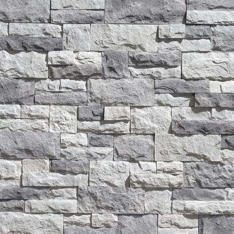 LiteStone 8-sq ft Shadow Grey Faux Stone Veneer in the Stone Veneer department at Lowes.com Stone Panels Exterior, Fake Stone Wall, Stone Veneer Exterior, Faux Stone Veneer, Grey Stone Wall, Faux Stone Walls, Faux Stone Panels, Fake Stone, Stone Panels