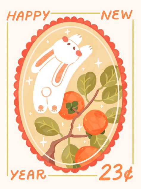 malin @madebymaIin year of the rabbit 🧡 Art, Year Of The Rabbit, Dec 30, The Rabbit, Art Inspo, Happy New, Happy New Year, On Twitter, Twitter