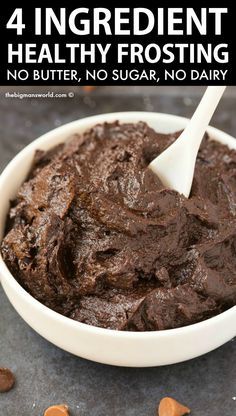 Healthy Frosting, Weight Watcher Desserts, Cheesecake Vegan, Chocolate Frosting Recipes, Desserts Keto, Paleo Sweets, Low Carb Dessert, Keto Brownies, Apple Sauce