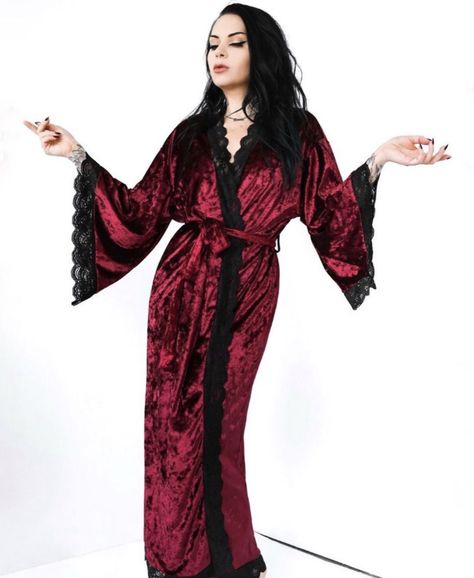 Foxblood Shop, Red Silk Robe, Velvet Tie, Wardrobe Wishlist, Home Again, Silk Robe, Sleepwear & Loungewear, Stretch Velvet, Jeans Size Chart