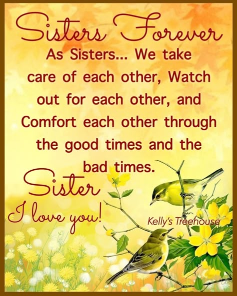 Good Afternoon Sister Quotes, Thinking Of You Sister, Sister Mothers Day Quotes, Good Morning My Sister, Love You Sister Images, Sister Coloring Pages, Sisters By Heart Quotes, Sisters Forever Quotes, Cute Sister Quotes