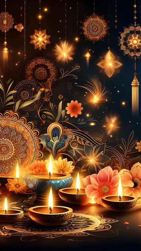 Diwali, the Festival of Lights: Explore the magic and joy of this Indian festival through colorful images and inspiration! #Diwali_Festival #Diwali_Background #FestivalOfLights #Diwali_Celebration #Indian_Traditions #DiwaliDecor #DiwaliInspiration #DiwaliLights #Holiday #DiwaliRangoli #DiwaliPoster Dipak Diwali, Diwali Collage, Diwali Artwork, Printrest Images, Diya Photos, Godly Pictures, Diwali Wishing, Deepavali Wishes, Diwali Colours