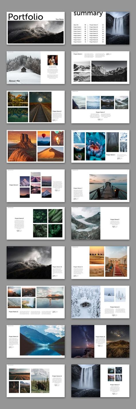 Digital Magazine Layout, Photography Portfolio Layout, Portfolio Layout Template, Photography Portfolio Template, Photobook Layout, Photography Brochure, 포트폴리오 레이아웃, Portfolio Design Layout, Presentation Layout