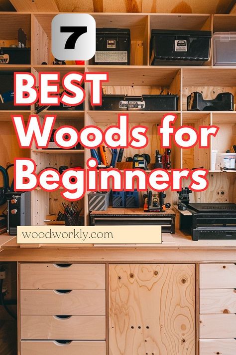 7 best woods for beginners Beginning Woodworking, Fun Wood Projects, Wood Work Ideas, Diy Wood Gifts, First Woodworking Project, Woodworking Plans Pdf, Remodel Diy, Handyman Projects, Woodworking Plans Beginner