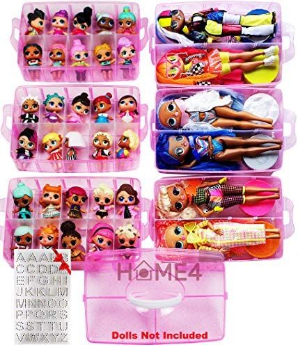 Barbie Storage, Basement Kids, Diy Kids Room, Toy Storage Ideas, Toy Chests, Doll Storage, Omg Dolls, Slime Toy, Toy Storage Solutions