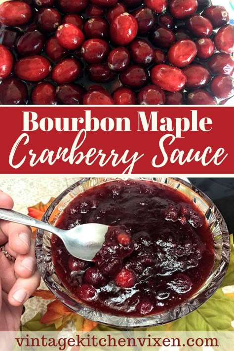 Bourbon Cranberry Sauce, Holiday Cooking Thanksgiving, Maple Cranberry Sauce, Holiday Cooking Recipes, Holiday Cooking Christmas, Best Cranberry Sauce, Easy Cranberry Sauce, Cranberry Orange Sauce, Jellied Cranberry Sauce