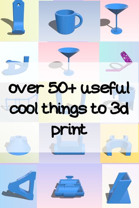 Explore over 50+ useful cool things to 3d print on 3DPEA, including clip holder, ker holder, cable holder and so on. 3dprinting Ideas Projects, 3 D Printing Projects, 3d Printer Projects To Sell, Simple 3d Printing Ideas, 3d Printing Gifts, Useful Things To 3d Print, 3d Printing Tools, Useful 3d Printing Projects, Useful 3d Printing Ideas