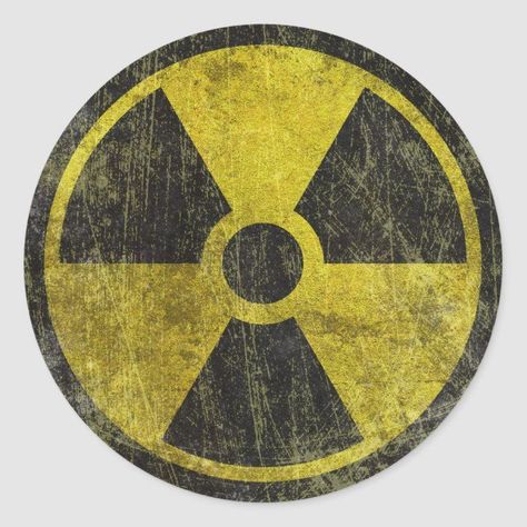 . Perfect for your laptop, water bottle, or anywhere you want to add a touch of grunge. #grunge #radioactive . #Radioactive_Symbol #Painted_Records #Cd_Idea #Cd_Wall_Art Radioactive Symbol, Chambre Indie, Cd Idea, Painted Records, Cd Wall Art, Vinyl Art Paint, Cd Diy, Painted Vinyl, Cd Art