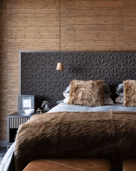 10 Unique Headboard Ideas That Will Change the Style of Your Room Unique Headboard Ideas, Wall Headboard Ideas, Wallpaper Headboard, Diy Headboard Wooden, Headboard Inspiration, Simple Headboard, Unique Headboards, Bed Headboard Design, Headboard Ideas