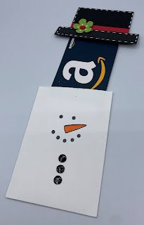 Kards by Kadie: Snowman Gift Card Holder Tela, Snowman Gift Card Holder Free Pattern, Snowman Gift Card Holder, Gift Card Holders To Make For Christmas, Gift Card Holders To Make, Paper Creativity, Gift Money Holder, Gift Card Presentation, Holiday Gift Card Holders