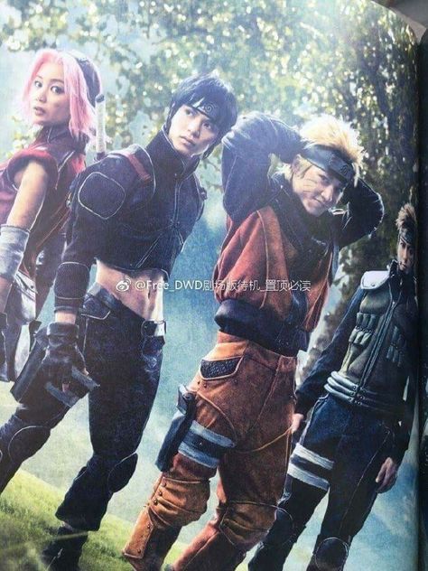 New Team 7 Cosplay - Naruto, Sakura, Sai, Yamato ♥♥ *Sai looks super hot* Sai Cosplay, Baby Lamb Costume, Naruto Live Action, Ninja Cosplay, Lamb Costume, Naruto Sakura, City Pop, Dangerous Woman Tour, Cosplay Naruto