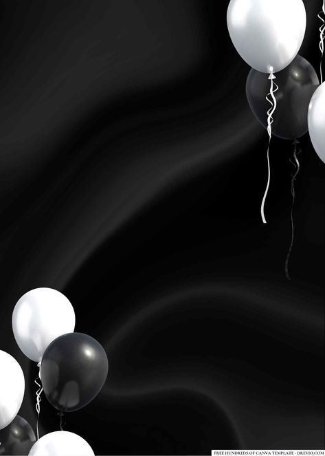 Download Tips to Host a Memorable Black & White Birthday Bash with FREE Invitations Planning a remarkable birthday celebration that revolves around a fancy black and white theme? You're in for a treat! Hosting a party that captures the essence of sophistication while keeping it warm ... Birthday Bash Background, Black And Silver Invitation Template, Free Party Invitations Templates, Its My Birthday Black, Black And White Birthday Invitations, Black Party Invitations, Black Invitation Template, Black And White Party Invitations, Black Birthday Invitations