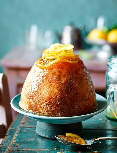 Tuck into Kimberely Wilson's lovely lemon and ginger steamed pudding Steamed Desserts, Steamed Pudding Recipes, Steamed Pudding Recipe, Steamed Puddings, Pudding Recept, Scottish Desserts, Snickerdoodle Bread, Steamed Pudding, Favorite Christmas Desserts