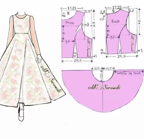 Diy Clothes Patterns, Dress Sewing Patterns Free, Clothing Pattern Design, Куклы American Girl, Dress Patterns Diy, Design Hacks, Gifts Wrapping, Sewing Clothes Women, Dress Patterns Free