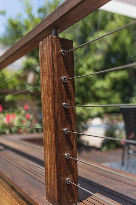 Cable Fencing Around Pool, Cable Wire Fence, Wood Post Cable Railing, Stainless Steel Cable Railing Deck, Cable Railings For Decks, Cable Railing With Wood Posts, Outdoor Cable Railing, Cable Railing Front Porch, Exterior Cable Railing