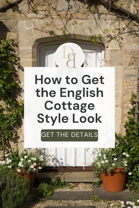 Be inspired and and discover how to create an english cottage style in your home. From decor to interiors, I cover it all in today's post. Maybe you'll want to adopt this style in just one room, like the kitchen or living room...or all throughout your home. Either way, I'll show you what elements to implement without breaking the bank. Charming English Cottage, How To Add Cottage Charm, English Country Farmhouse Decor, English Cottage Design Interiors, English Cottage Mantle, Traditional Cottage Interiors, English Modern Cottage Interiors, English Cottage Entryway Foyers, English Garden Interior Design