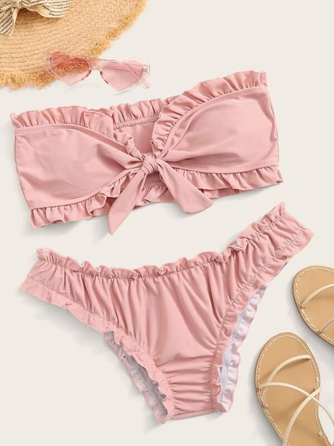 Cheap Swimwear, Trendy Swimsuits, Swimsuits Outfits, Bandeau Swimsuit, Cute Bathing Suits, Bandeaus, Cute Swimsuits, Cute Bikinis, Womens Bathing Suits