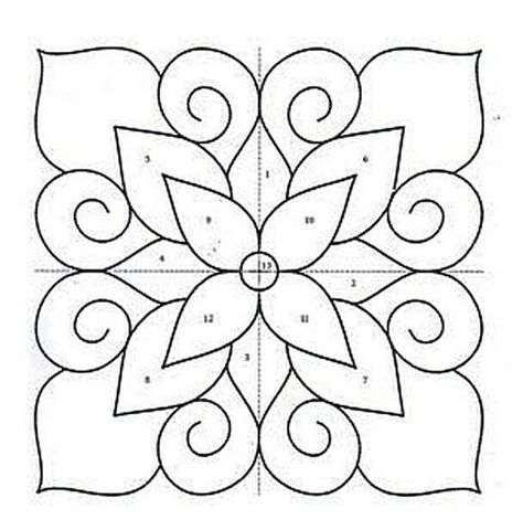 Quilling Templates, Simpul Makrame, Trendy Embroidery, Ideas Embroidery, Mandalas Design, Mandala Design Pattern, Patterns Design, Pola Sulam, Stencil Patterns