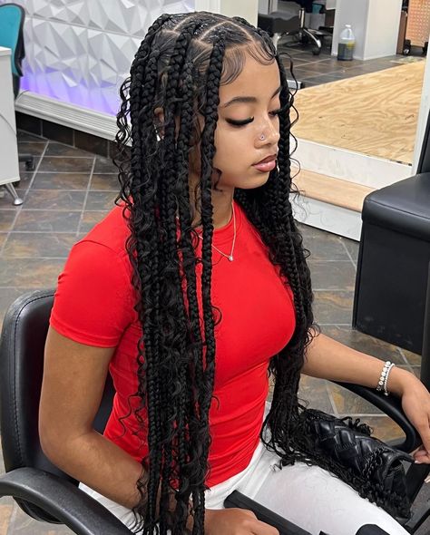 Short Box Braids Hairstyles, Braided Hairstyles For Black Women Cornrows, Big Box Braids Hairstyles, Goddess Braids Hairstyles, Box Braids Hairstyles For Black Women, Cute Braided Hairstyles, Braided Hairstyles For Teens, Cute Box Braids Hairstyles, Quick Braided Hairstyles