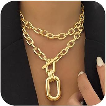 Chunky Choker Necklace, Chunky Gold Necklaces, Thick Necklace, Gold Cuban Link Chain, Chunky Choker, Chunky Gold Chain, Gold Chain Choker, Cuban Link Chain Necklaces, Small Necklace